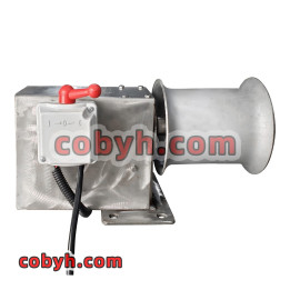178-83kg 19-31m/min Electric Horizontal Marine Capstan Winch - Rope & Anchor Hauler, 304 Stainless Steel Drum